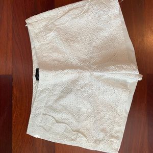 White Lace Shorts